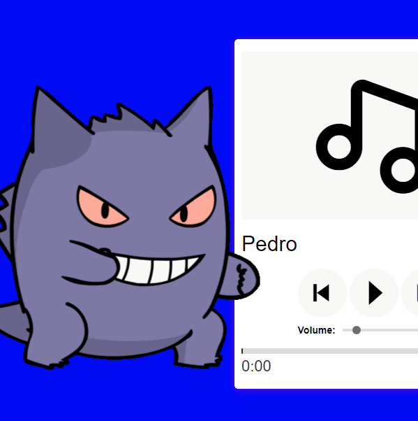 Foto do Gengar dançando